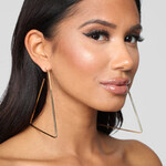 1210 | FFN_ Tri A Different Angle Earrings - Gold