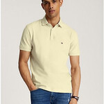 0117| TERRY'S| Tommy Hilfiger| "REGULAR FIT TOMMY POLO  Color: Yellow Blossom Size: L"