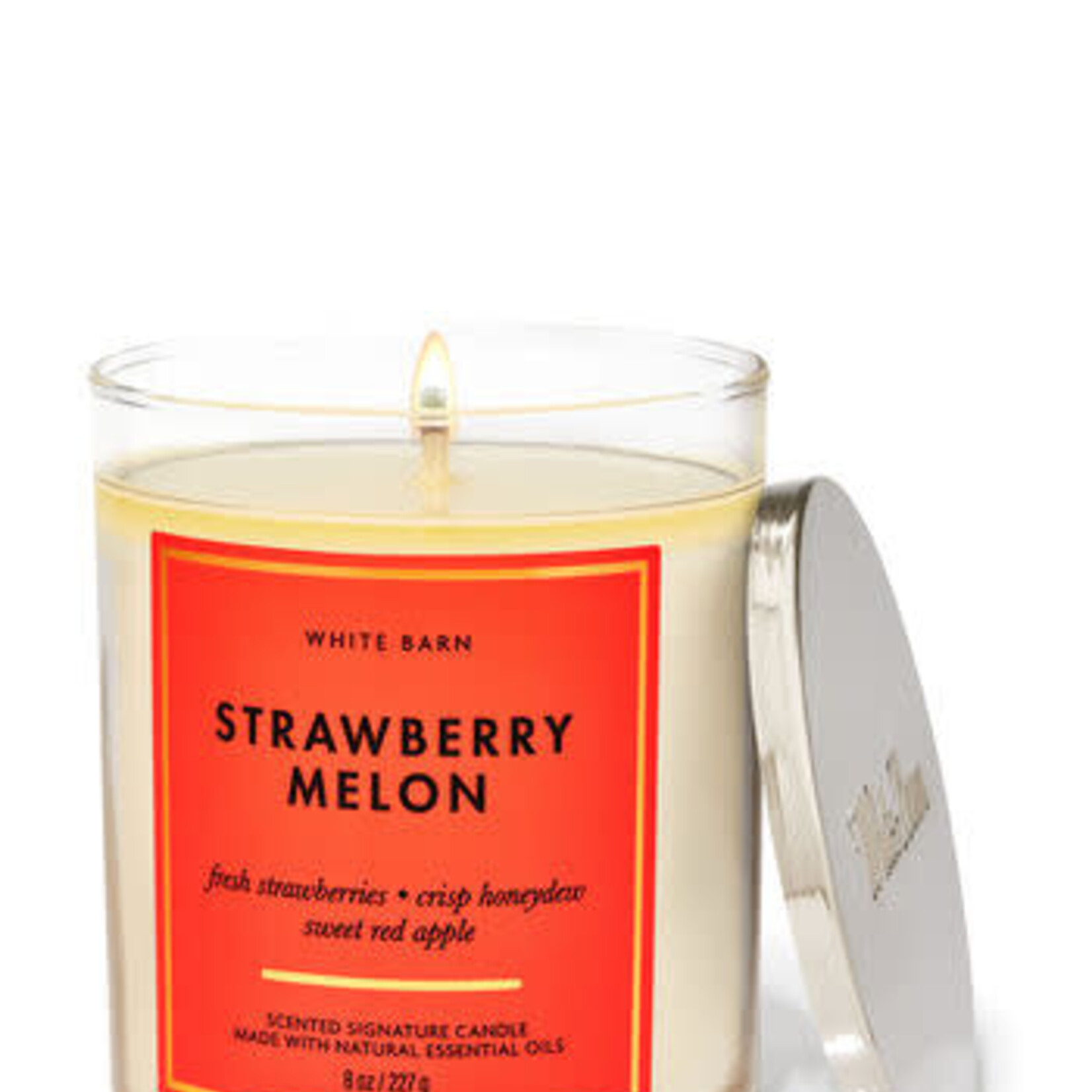 1217 | Bath & Body | SINGLE WICK CANDLE - Strawberry Melon