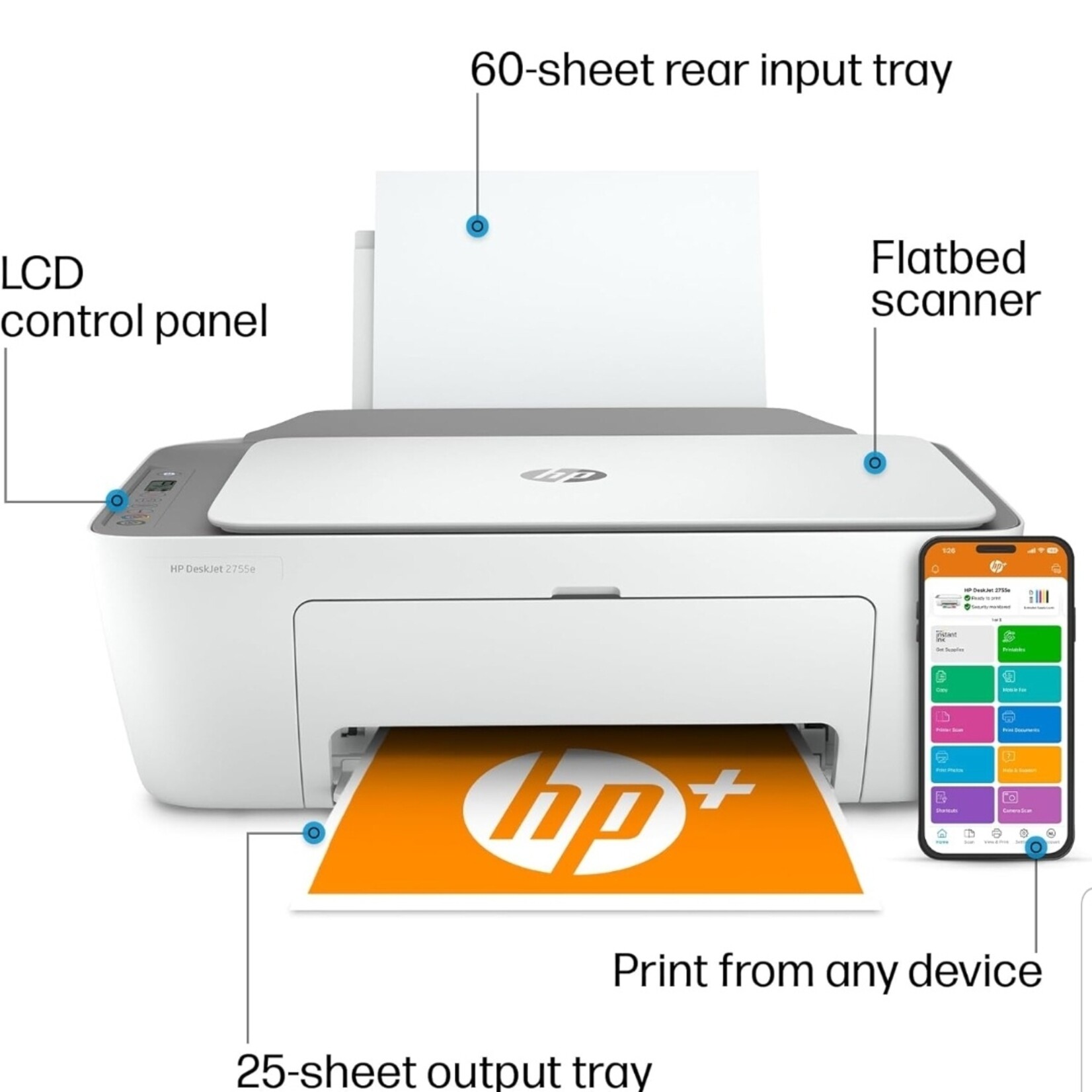 0904 _DSE |  HP DeskJet 2755e Wireless Color inkjet-printer