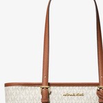 0209 | MICHAEL KORS  | "Jet Set Travel Small Logo Top-Zip Tote Bag"