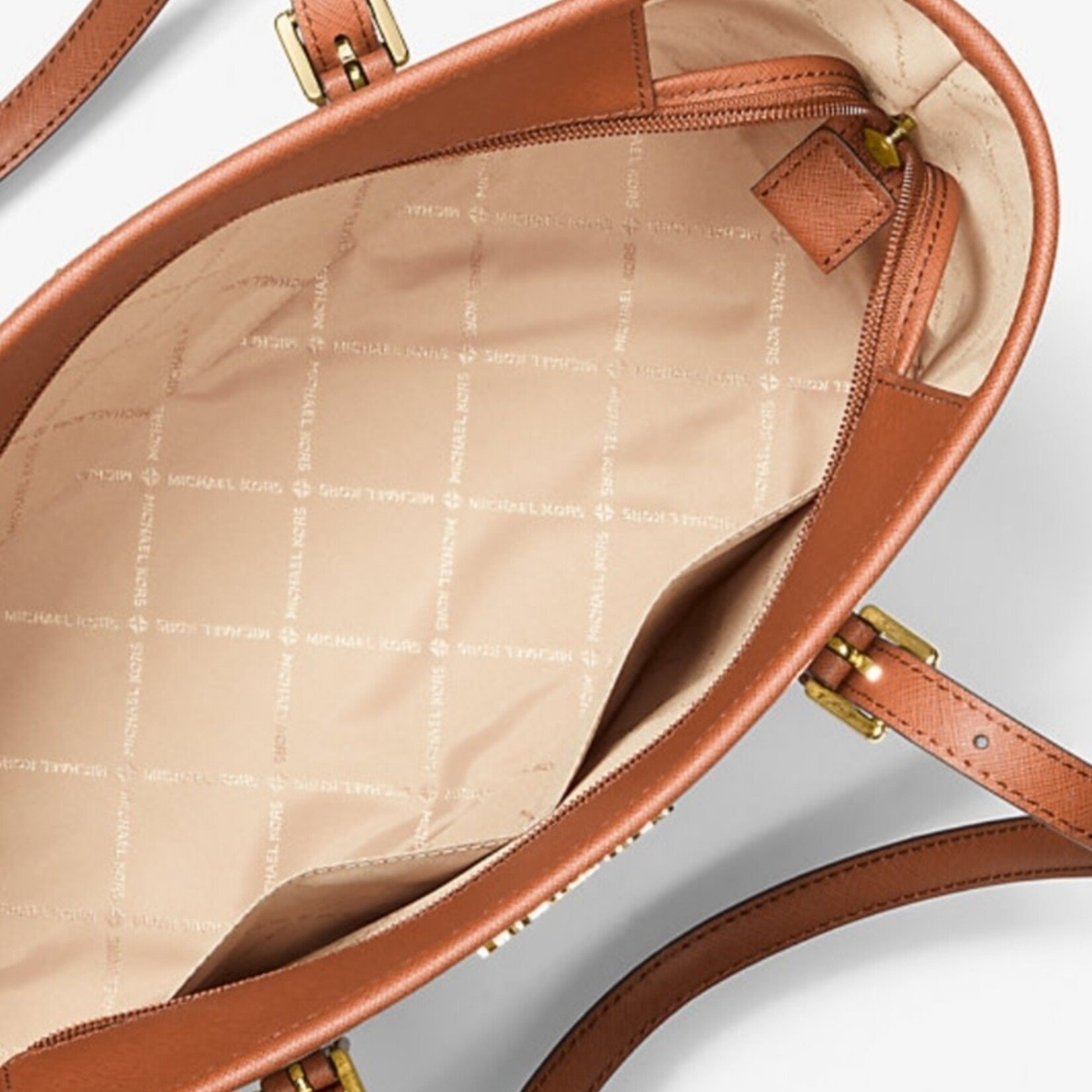 0209 | MICHAEL KORS  | "Jet Set Travel Small Logo Top-Zip Tote Bag"
