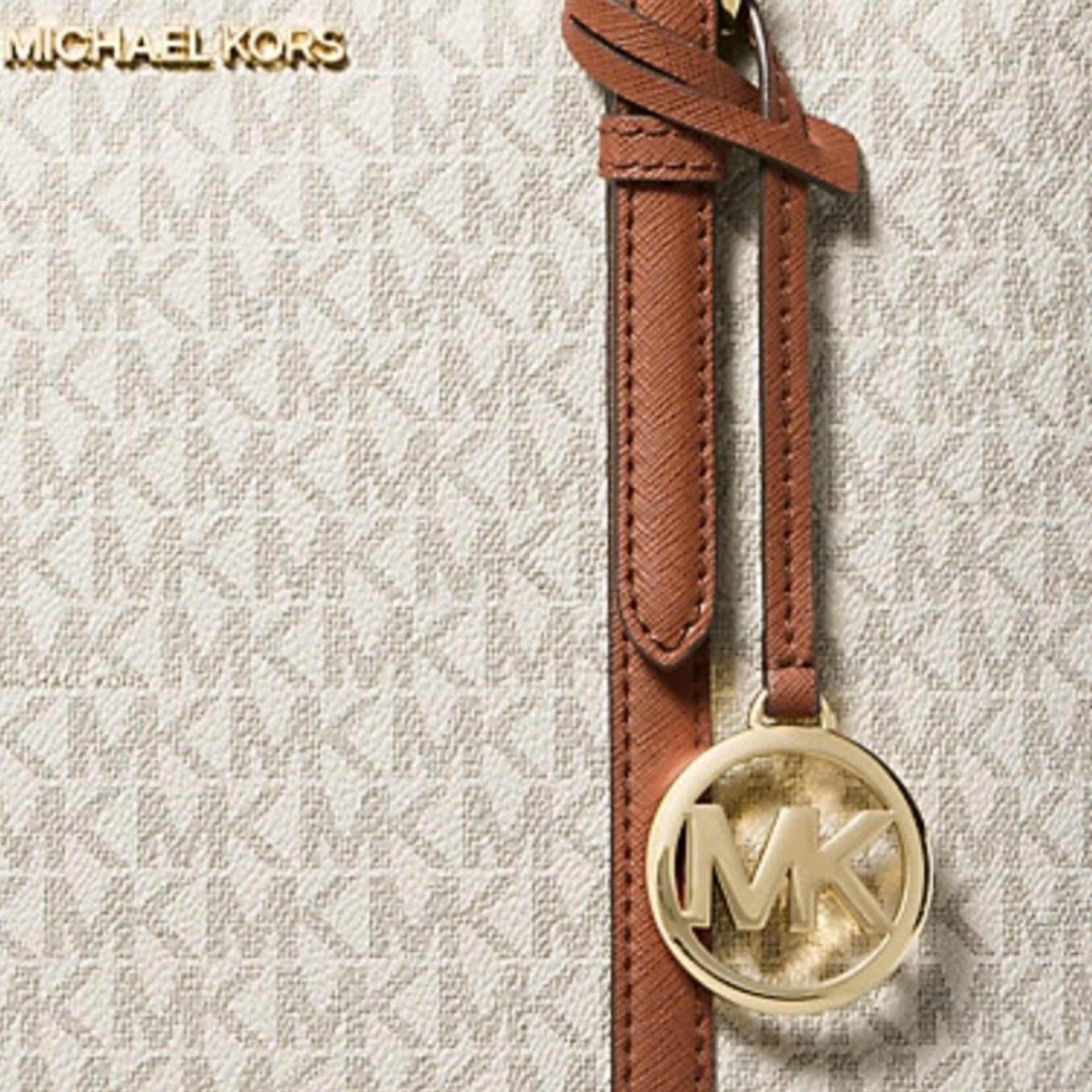 0209 | MICHAEL KORS  | "Jet Set Travel Small Logo Top-Zip Tote Bag"
