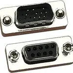 DSE _ 0209 | Seadream_Video Adapter Gender Changer Coupler [ DB9 9 Pin Female to HD15 HDD15 15 Pin Male ]