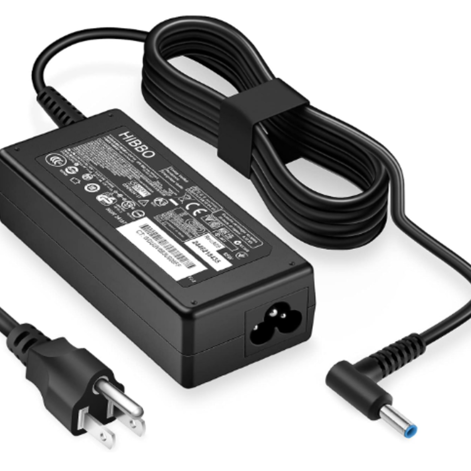 0904 DSE| Charger for HP Laptop Computer 65W 45W Smart Power Adapter - Blue Tip