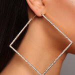 0309_FFN |  Diamonds Are Forever Earrings - Gold