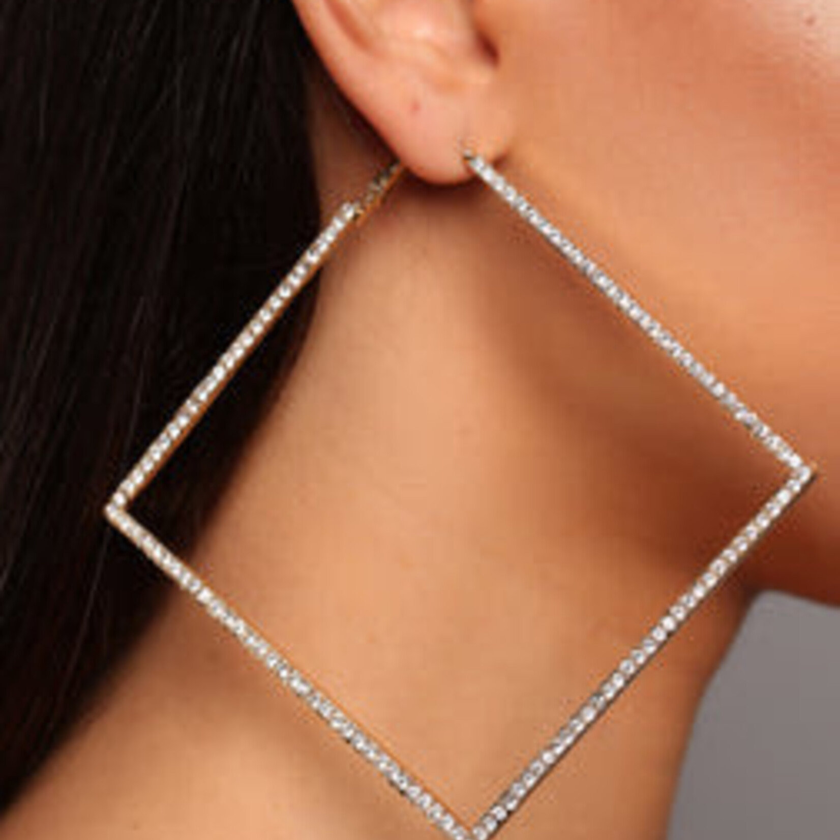 0309_FFN |  Diamonds Are Forever Earrings - Gold