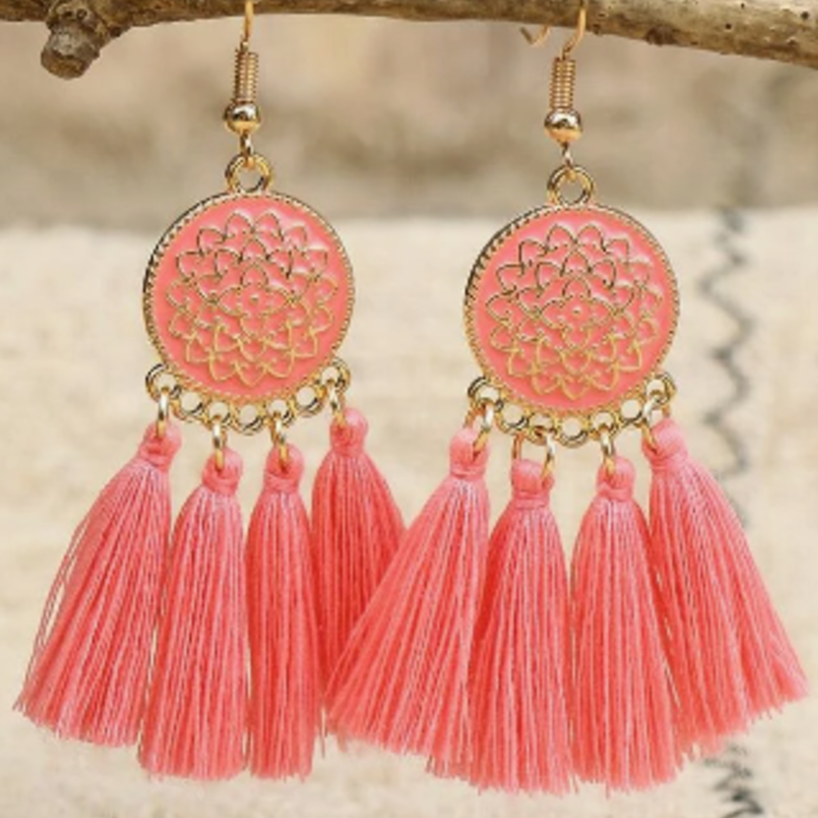 QQ | EIN | HANQI | Tassel Drop Earrings -