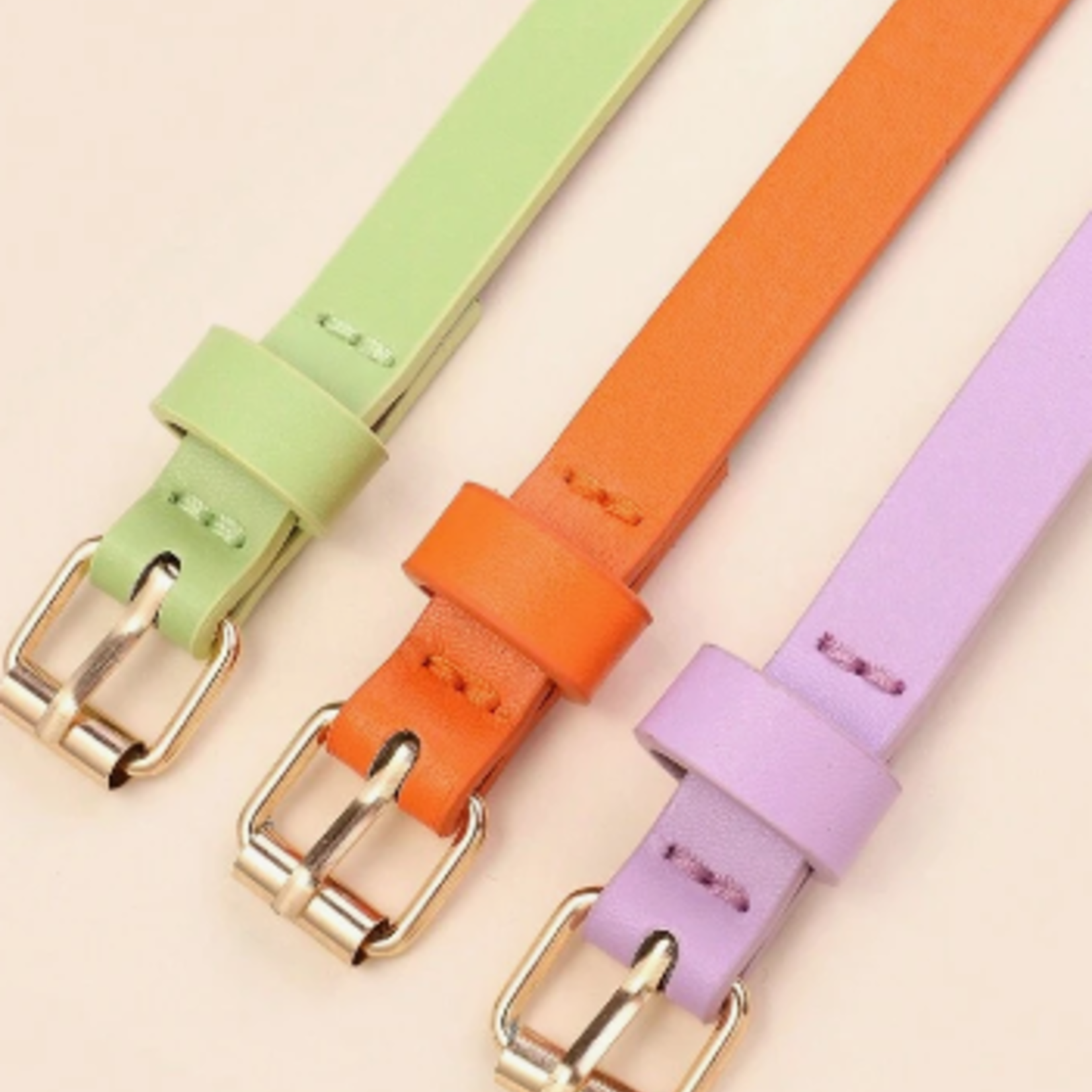 QQ | SHFXU | Women's Stylish Versatile Square Buckle Decorative Belt - 90cm -