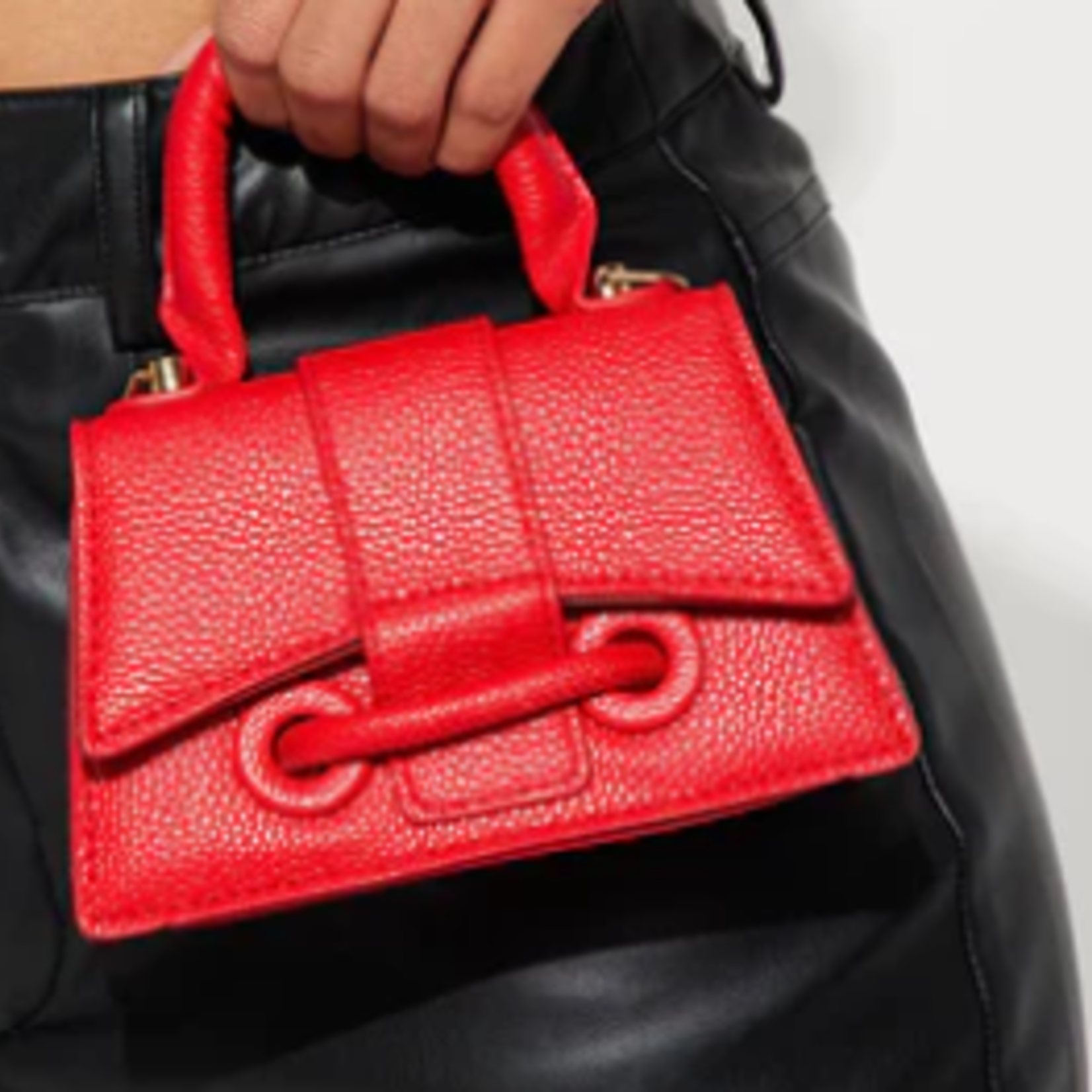 0309 | FNN - Lavish Afternoon Handbag - Red