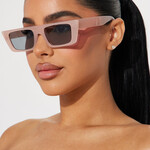 0309 | FFN | " Never Square Sunglasses - Pink