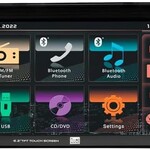 0415 | WNH | Dual Electronics DV622 6.2" Multimedia Touch Screen Double DIN Car Stereo Radio