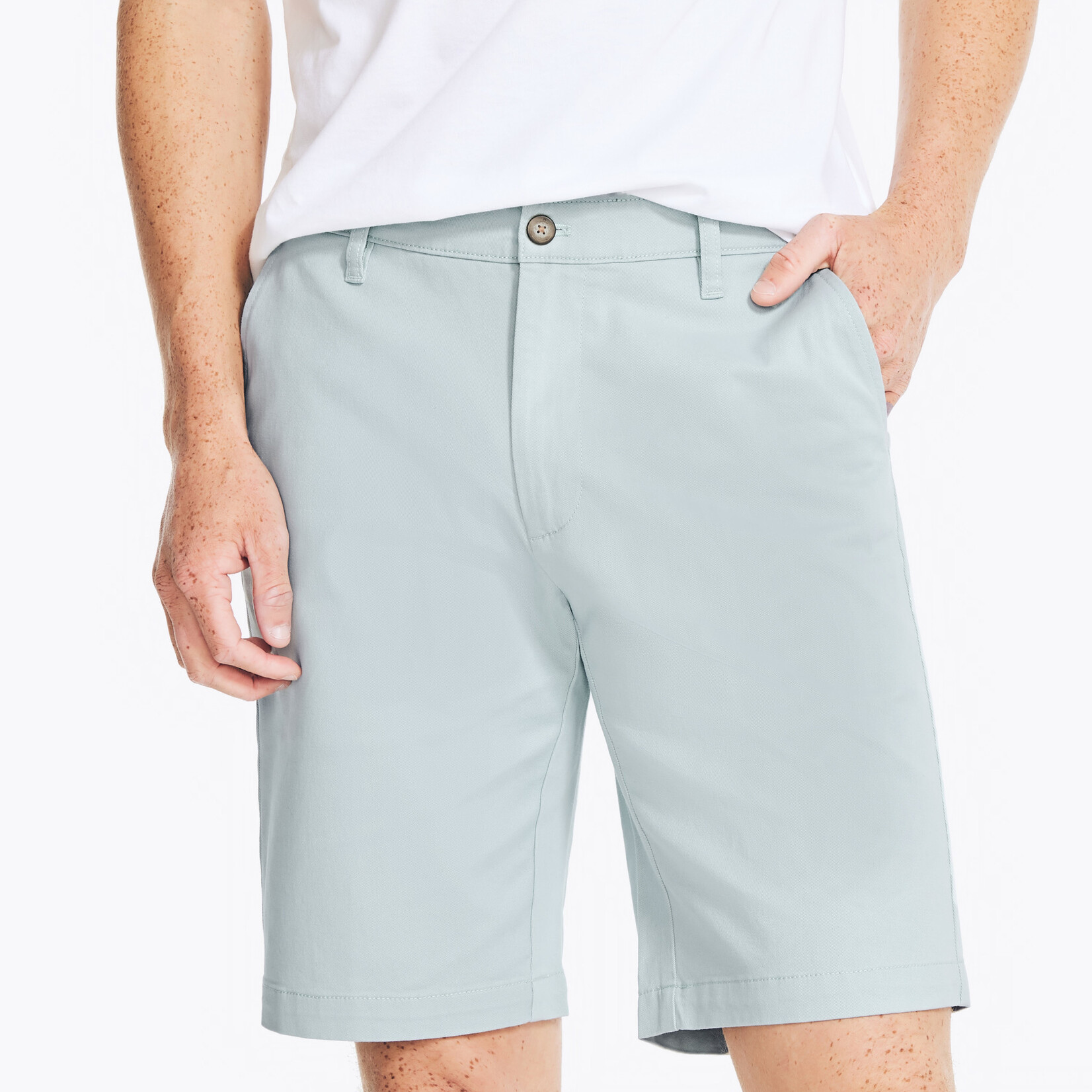 0424 | NAUTI | 10" stretch short _Color: Crest Blue / BAY BLUE