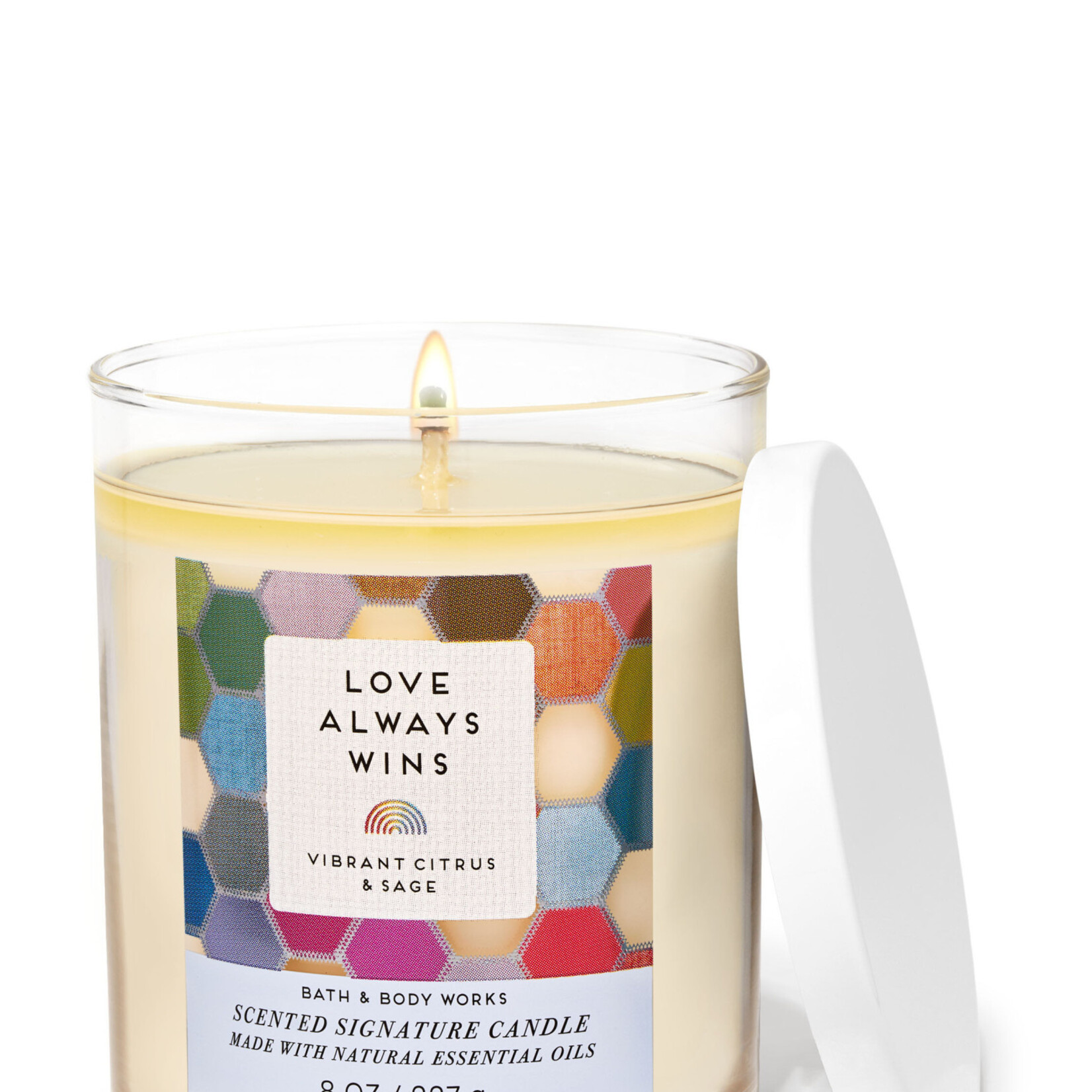 0622 | Bath & Body | SINGLE WICK CANDLE -  LOVE ALWAYS WINS