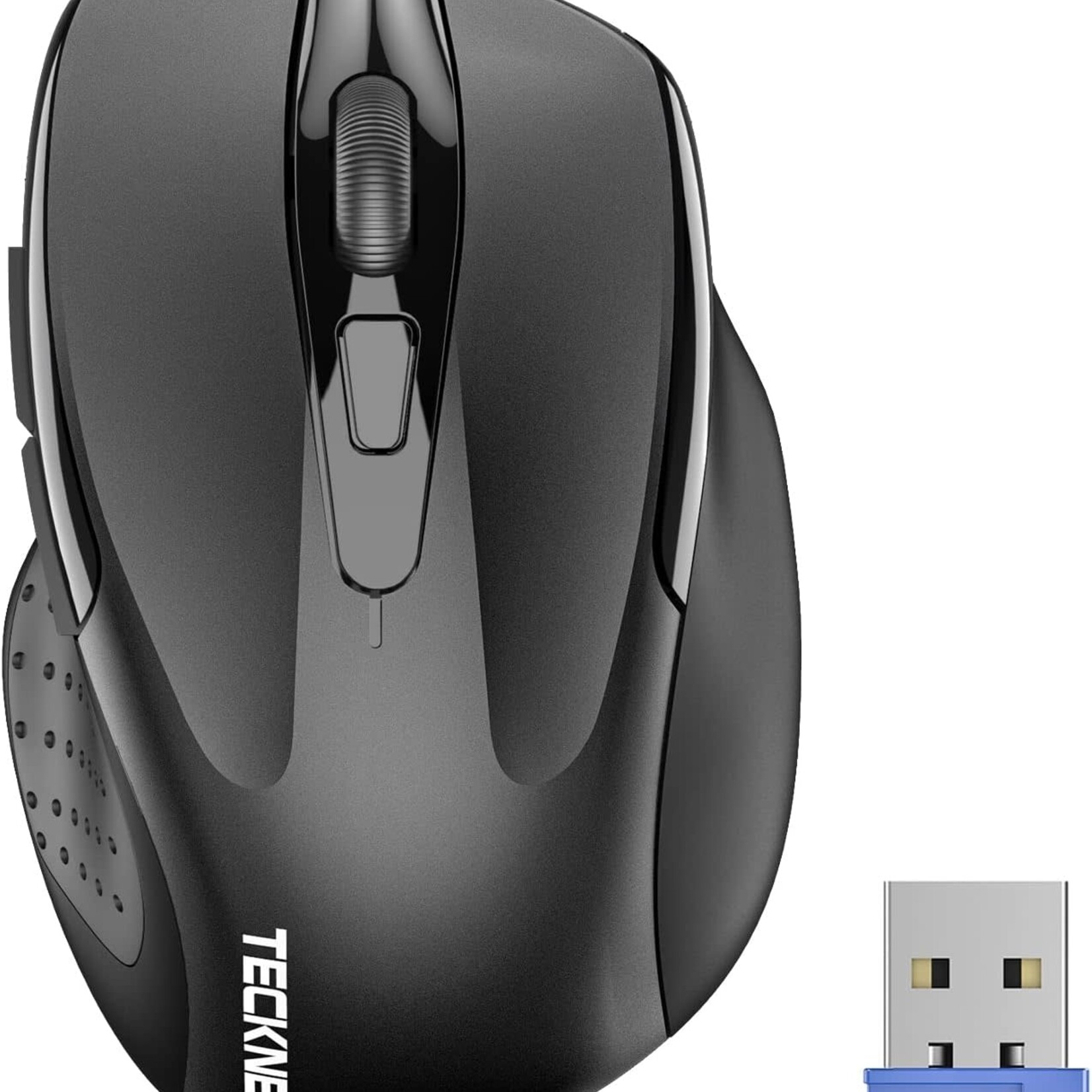 0629 _DSE |  TECKNET Wireless Mouse - 6 Buttons - Black