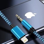 0601 | DSE | 3ft Braided Auxiliary Cord for iPhone- (MIX COLORS)