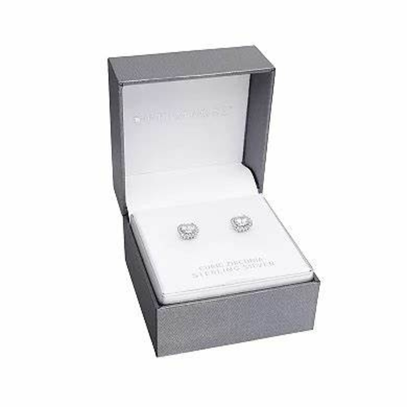 0920 | KHL | "PRIMROSE" | Sterling Silver Rounded Square Stud Earrings Color: Gold Tone"