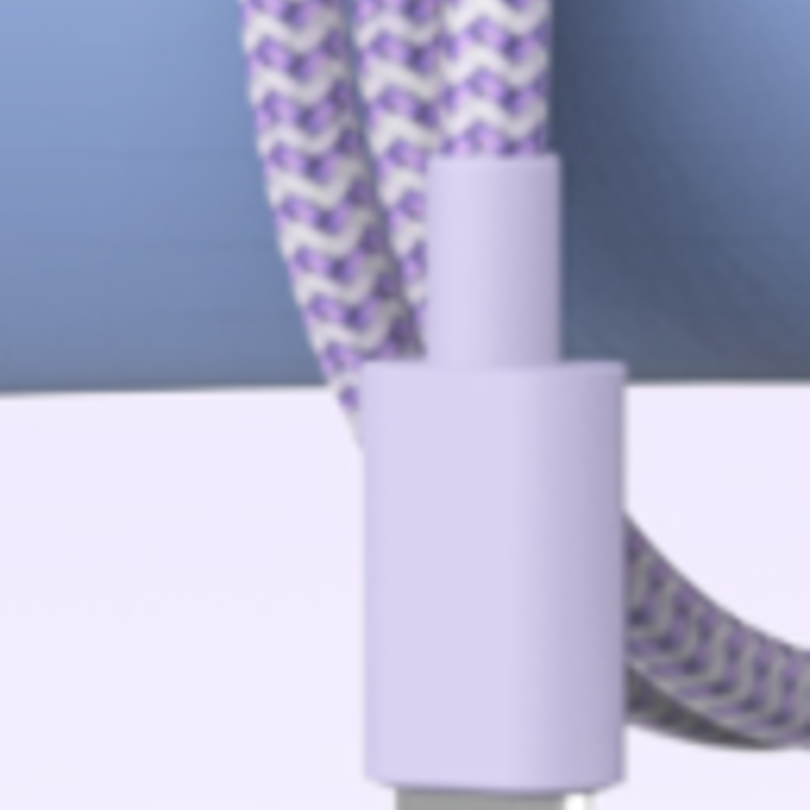 1225 |ZHULIANG | iPHONE Nylon CHARGER CABLE - (iPhone - USB)  PASTEL COLOR