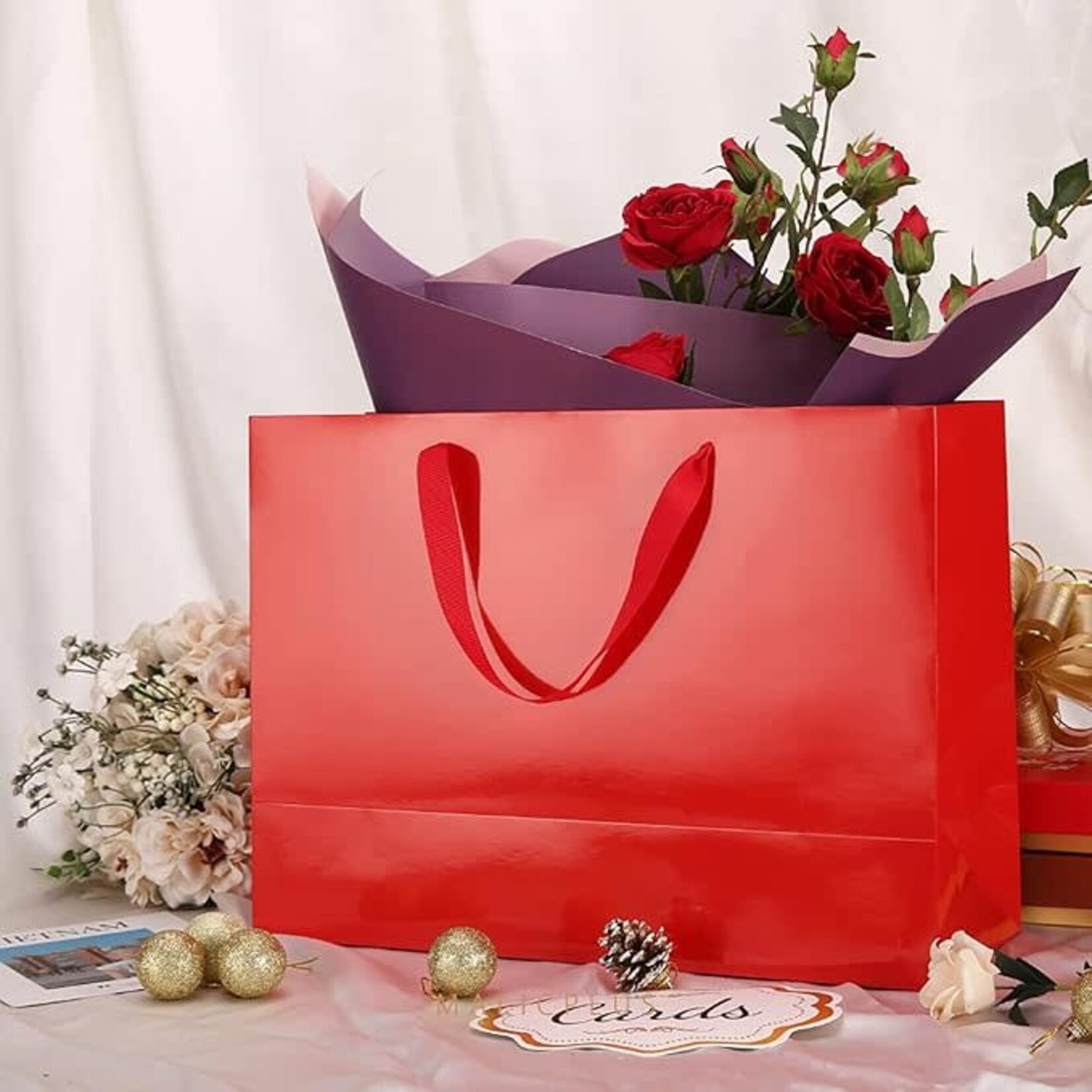 Gift Packaging Service - Glossy Red