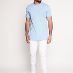 1121 | The T.U.C.K Shop |  "Mens Ray Tapered Fit Stretch Jeans COLOR: WHITE"