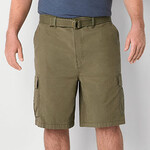 0117 | TERRY'S | JPP | " mutual weave 10 Mens Big and Tall Cargo Short  - Waist: 42  | Color: Dusty Olive"