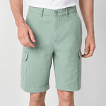 0117  | TERRY'S | JPP | " St. Johns Bay Comfort Stretch 10 Mens Stretch Fabric Cargo Short  - Waist: 34 Color: Light Jadestone"