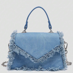0117 | EIN | YING | Bestselling Denim Vintage Crossbody & Handbag - Baby Blue