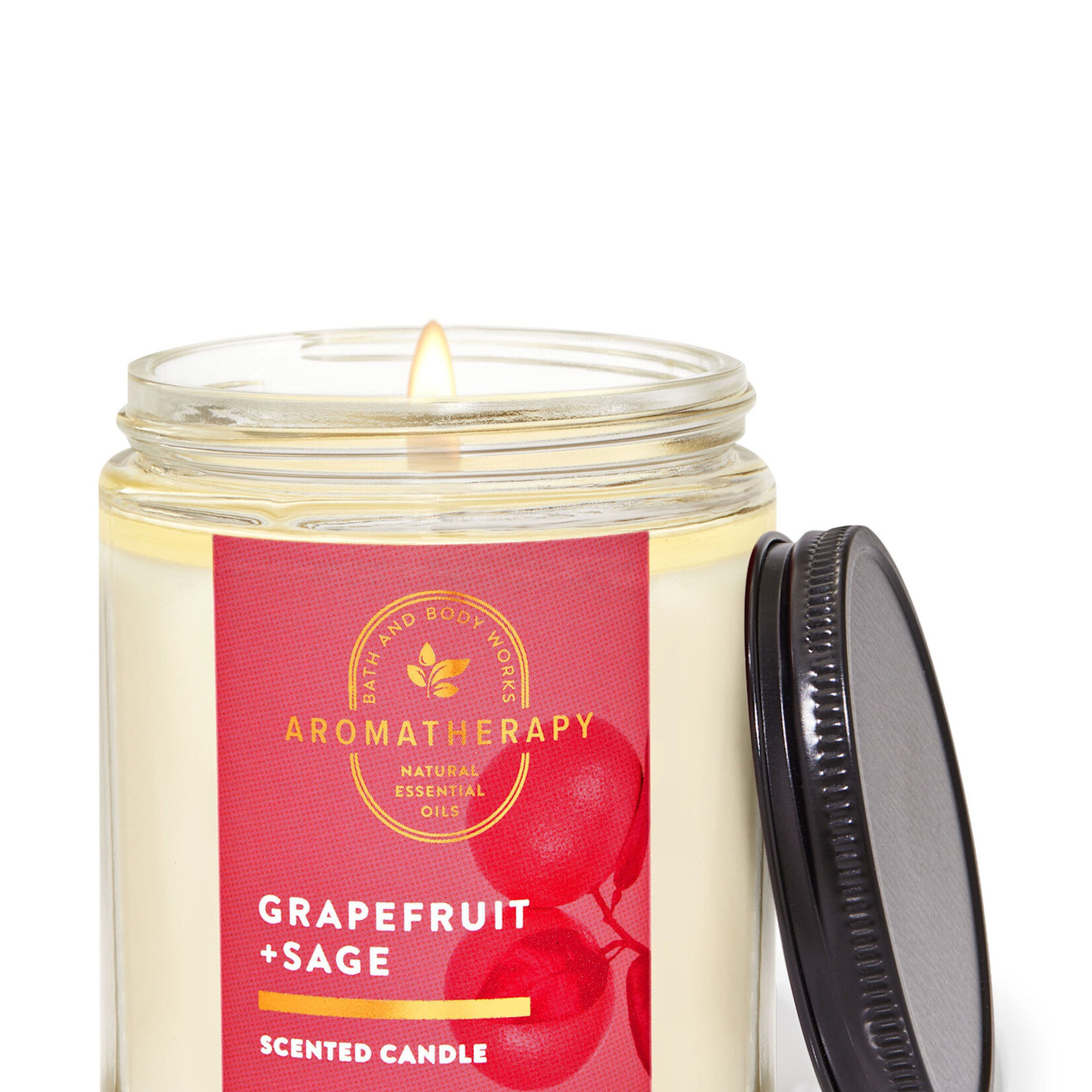 0117 | Bath & Body | SINGLE WICK CANDLE  -  Grapefruit Sage