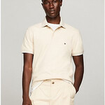 0117 | "TOMMY HILFIGER | Slim Fit Stretch Pique Polo Item - Color:        Beige Heather Size:        XXXL"