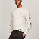 0117 | TOMMY HILFIGER | Long-Sleeve Tommy Logo T-Shirt | Grey Heather -
