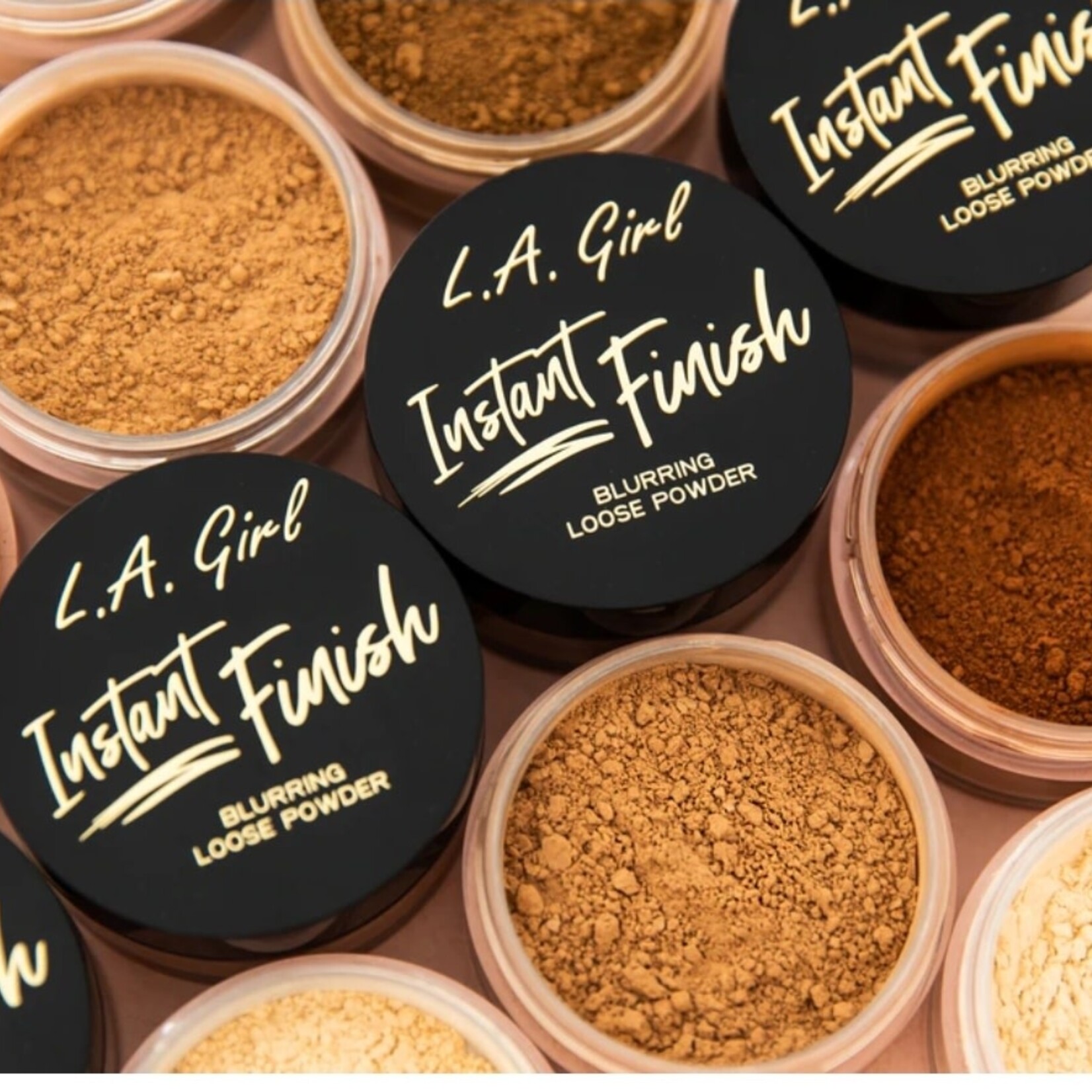 0117 |WSM | L.A. Girl Instant Finish Loose Powder Medium