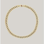 0218 | TOMMY HILFIGER | "Gold-Tone Chunky Chain Link Necklace - Color:	Gold Plated"