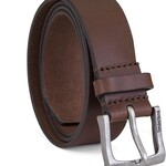 0218 | Timberland |Mens Classic Leather Jean Belt - Brown, 32