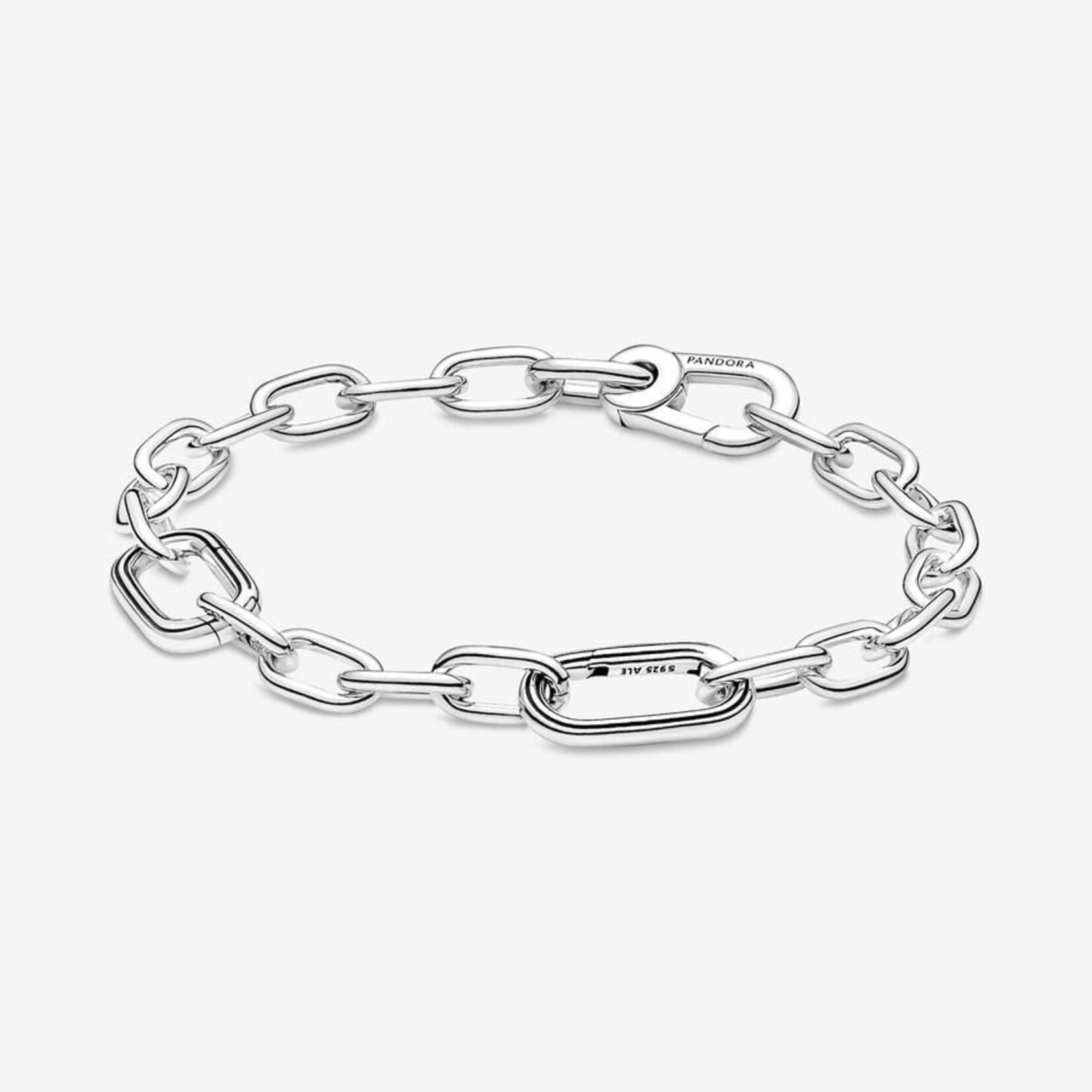 0218  |PANDORA | Authentic| (925 Sterling Silver) - Pandora ME Small-Link Chain Bracelet - Size: 7.9 in