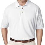 The T.U.C.K Shop | JONES | "8535 - UltraClub Mens Classic Piqué Polo Shirt | White -