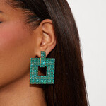 0414  | FNN | Final Countdown Earrings - Green