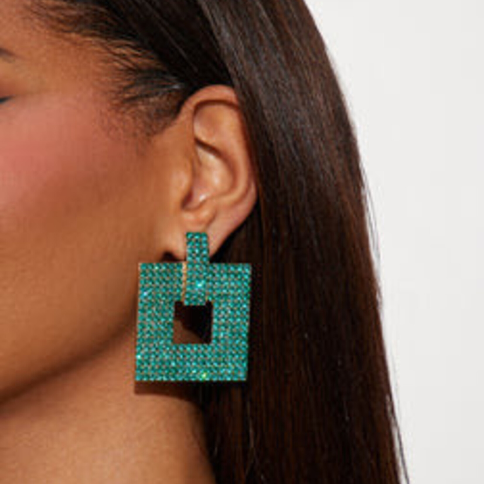 0414  | FNN | Final Countdown Earrings - Green