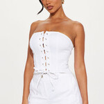 0601 | FNN | Tanya Corset Short Set - Off White - L