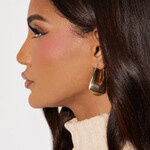 0414  | FNN | Florence Fountain Hoop Earrings - Gold