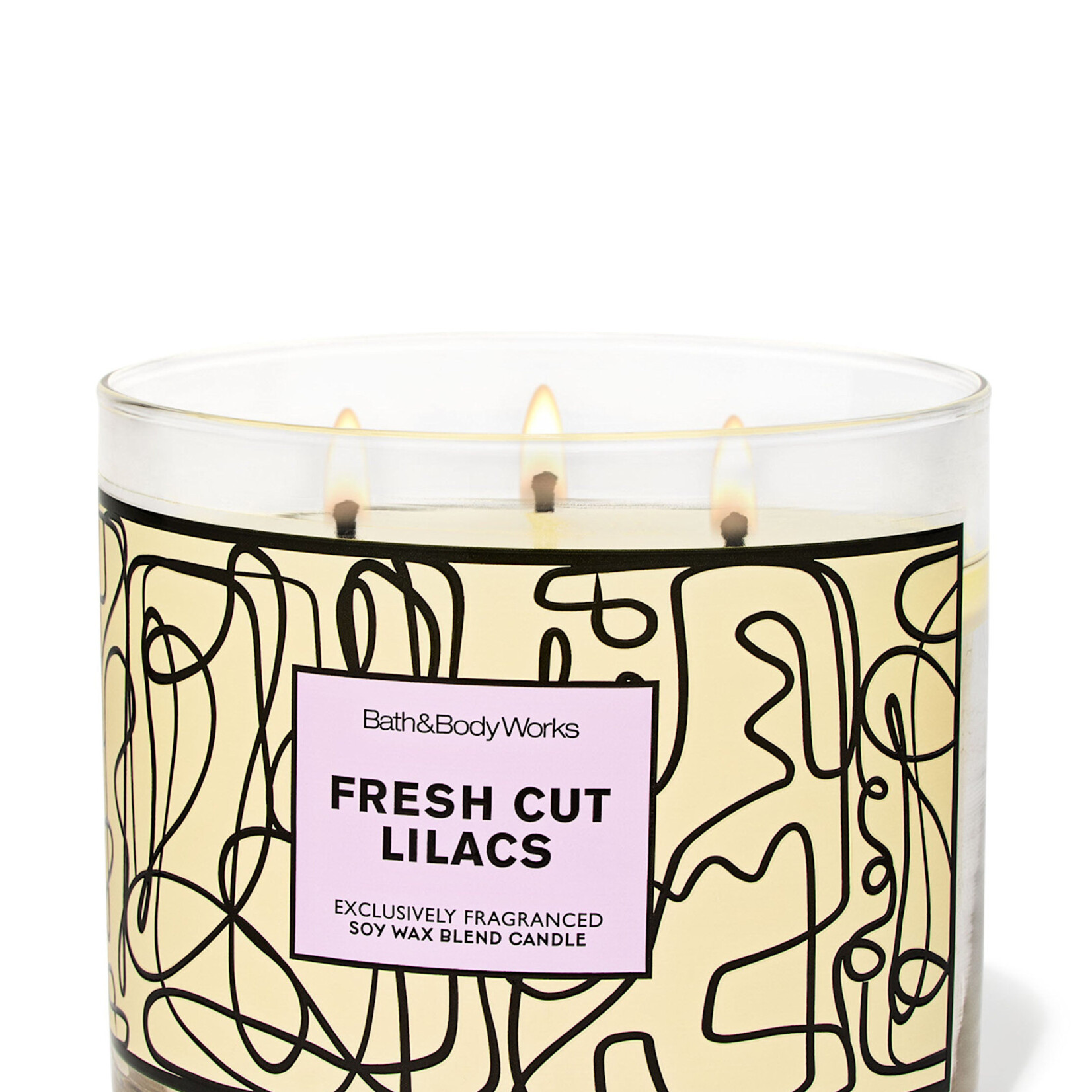 qq | Bath & Body | 3-WICK CANDLE | Fresh Cut Lilacs
