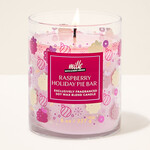 1217 | Bath & Body | SINGLE WICK CANDLE - Raspberry Holiday Pie Bar