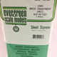 Static Models EVERGREEN 9903 15 X 30cm Coloured Styrene Sheet Green .010  (Pack 2)