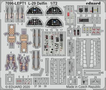 Plastic Kits EDUARD (l) 1/72 Scale -  Czechoslovak L-29 Delfin Profipack Plastic Model Kit