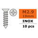 General Gforce Self-tapping countersunk screw, 2,9X19, Inox (10pcs)