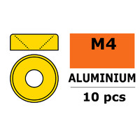 General Gforce Washer M4 ""Gold"" for countersunk screws, Aluminium (10pcs)