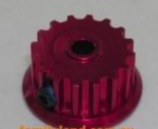 Parts GV 1/10 Belt Pulley - 16T / 3.2mm Hole (Red Colour) suit GV-Utes