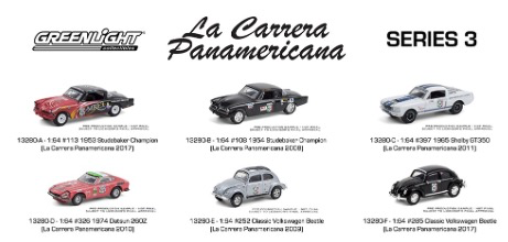 Diecast DDA Diecast 1:64 La Carrera Panamericana 3 (Various Assortment Each)