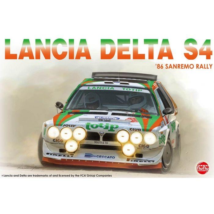 Plastic Kits NuNu 1/24 Lancia Delta S4 86 Sanremo Rally Plastic Model Kit