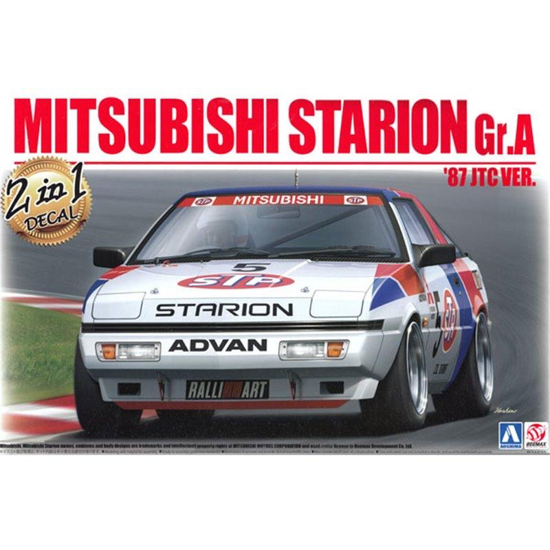 Plastic Kits Beemax 1/24 Mitsubishi Starion Rally Gr.A (2 Versions) Plastic Model Kit