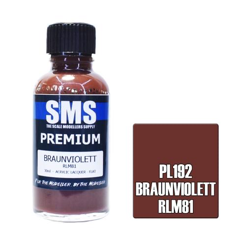 Paint SMS Premium Acrylic Lacquer PREMIUM BRAUNVIOLETT RLM81 30ml